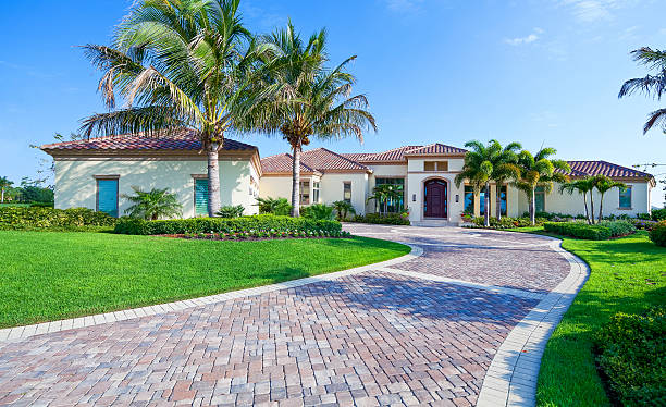 Permeable Paver Driveway in Plano, KY